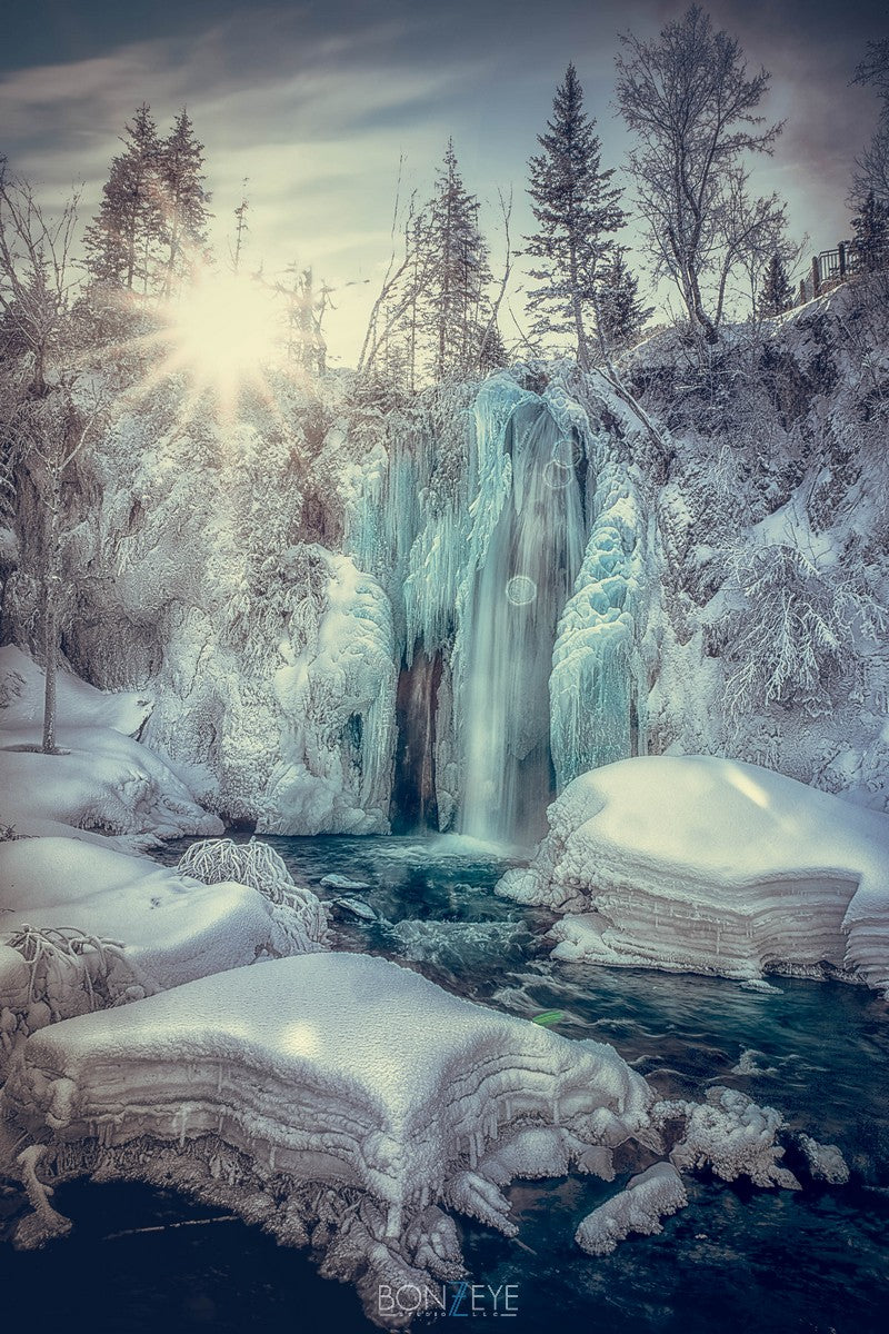 Spearfish Falls in Winter